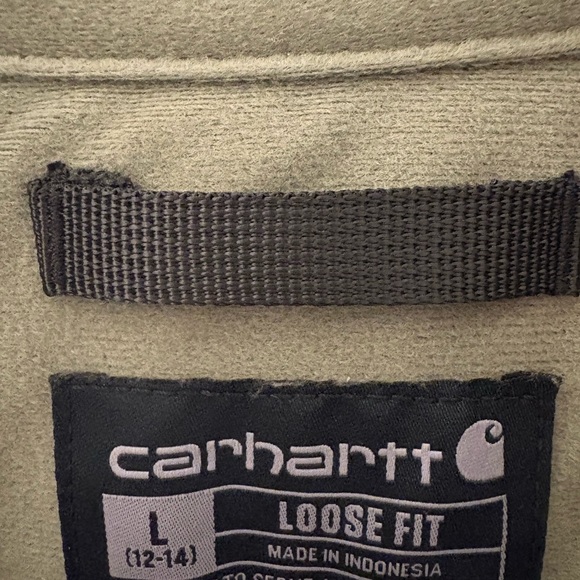 Women’s Carhartt Green Fleece Jacket NWT Size Large - Picture 4 of 6